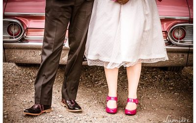 Retro wedding at Loughborough Boat Club, Zouch