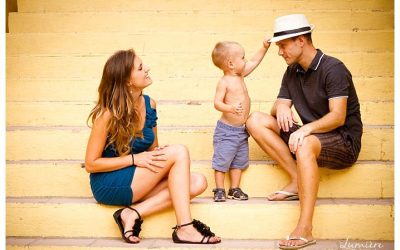 Fun Family Portraits in Town