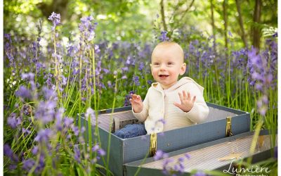 Bluebells family photoshoot In Leicestershire
