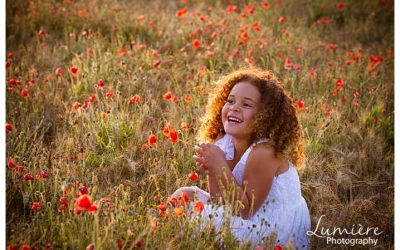 Child Portraits in Nottingham – Poppy field