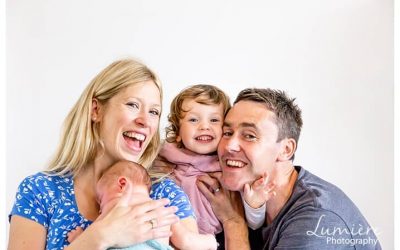 Newborn photoshoot with sibling in Barrow upon Soar