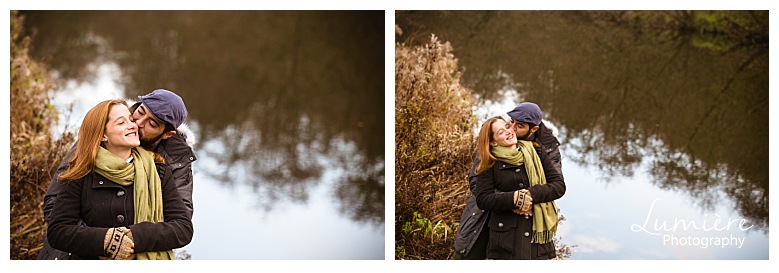 Autumn pre-wedding photoshoot in Derbyshire