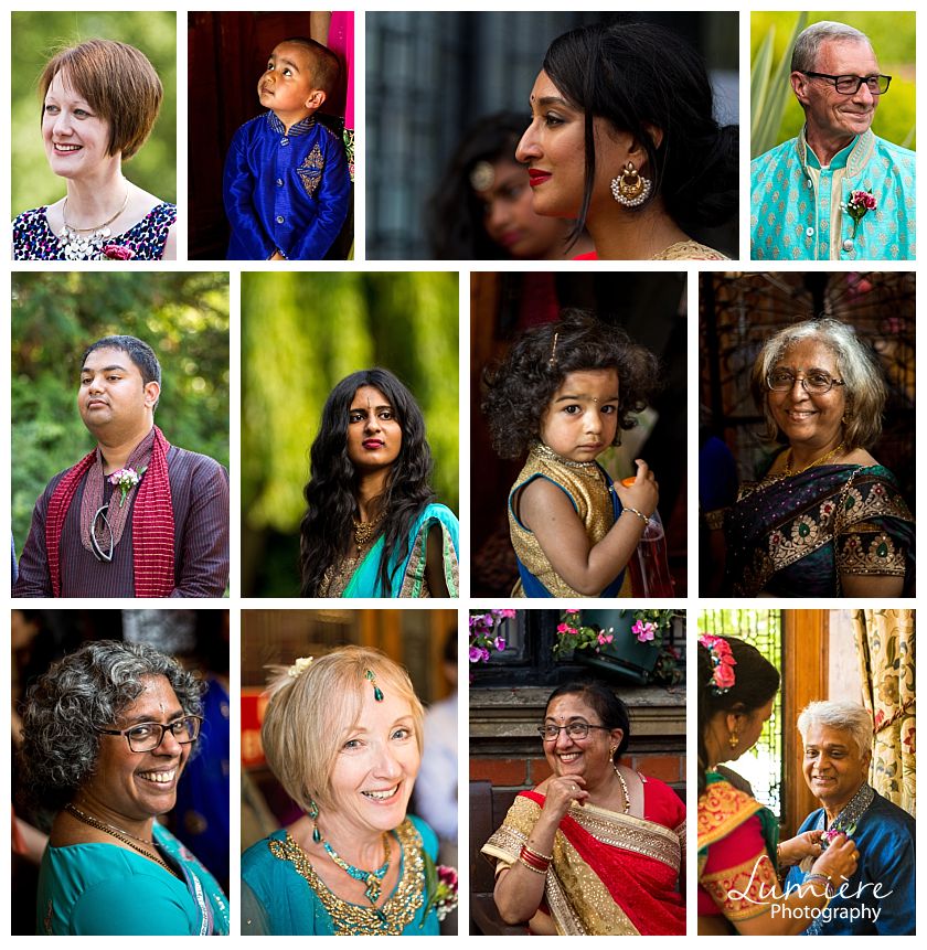 Hare krishna temple wedding guests