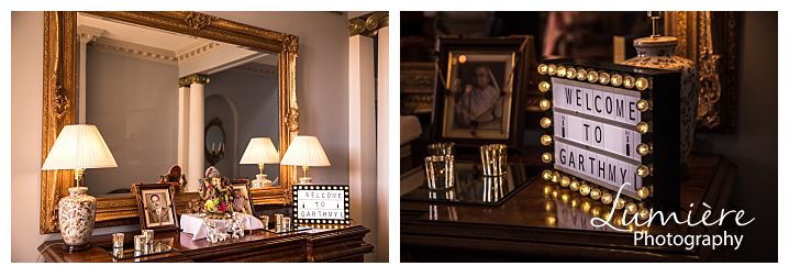 wedding at Garthmyl Hall