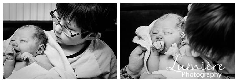 Birth photographer in Derby- Home birth - newborn