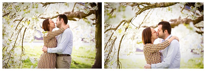 cherry blossom couple photoshoot Loughborough