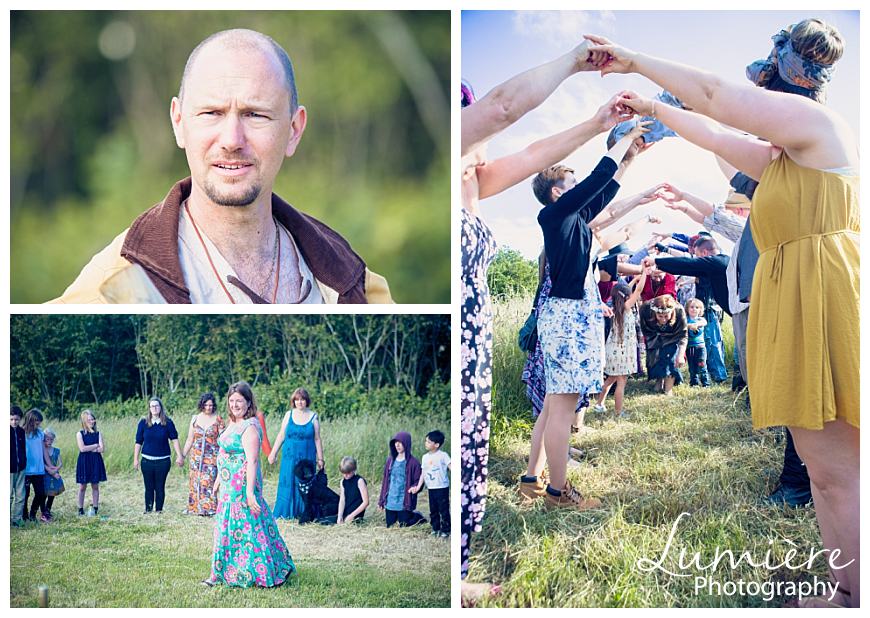 Handfasting- a pagan wedding near Loughborough