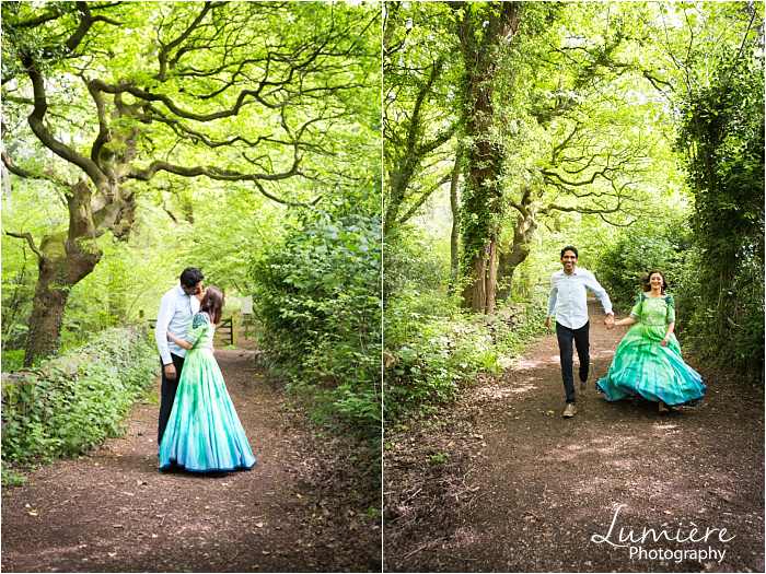 pre wedding photography in swithland woods