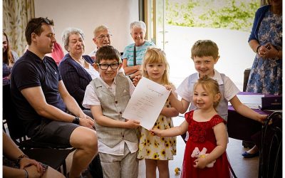 Naming ceremony in Derbyshire