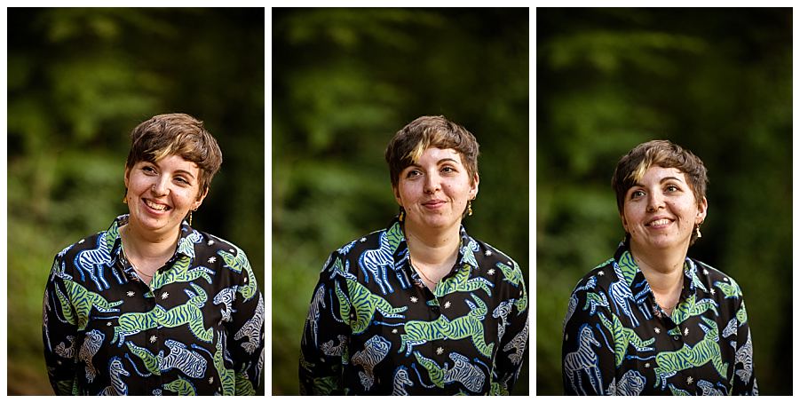 portraits o one of the brides to be