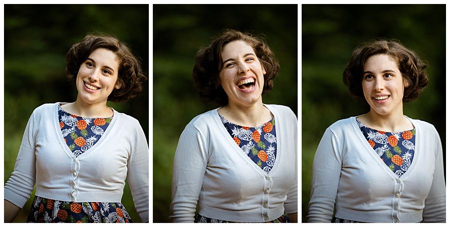 portraits of one of the brides to be