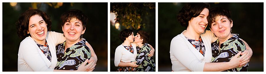 engagement photos in Bristol park