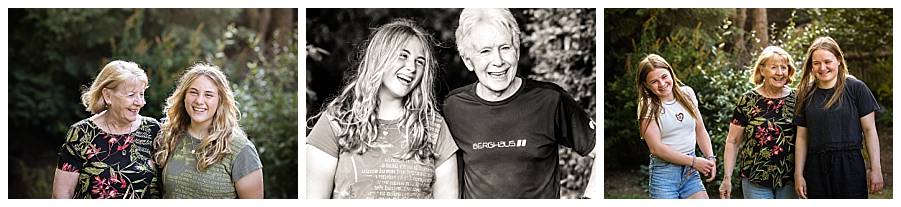 relaxed family photos in the garden